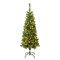 National Tree Company First Traditions Pre-Lit Artificial Linden Spruce Christmas Tree, Warm White LED Lights, Plug In, 4.5 ft